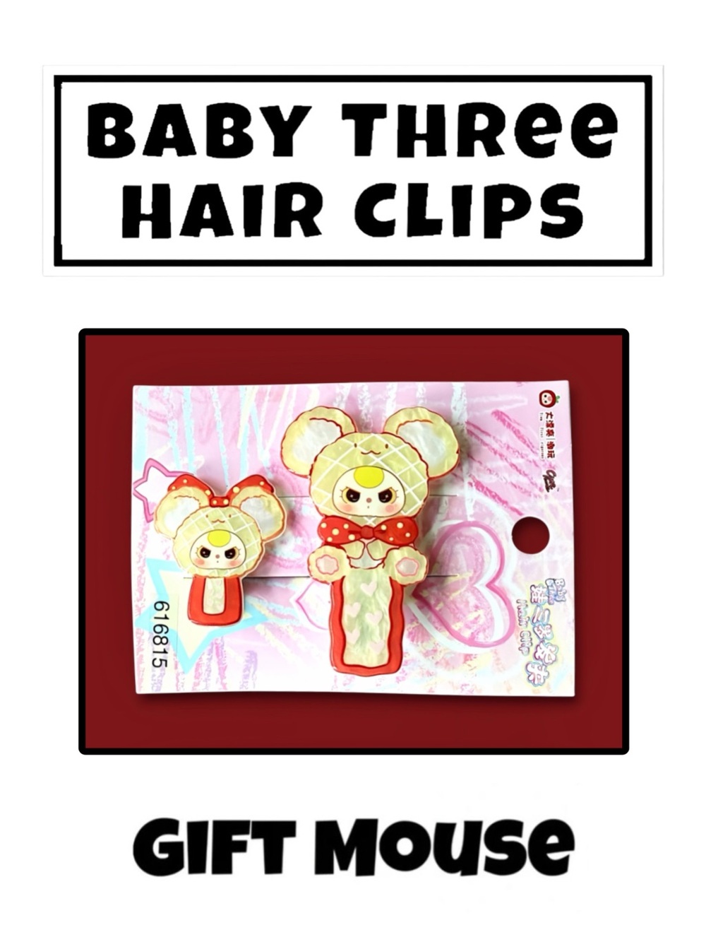 Baby Three Hair Clips